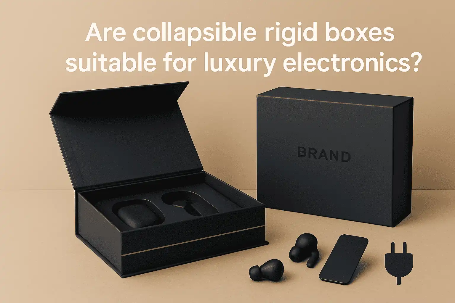 Are collapsible rigid boxes suitable for luxury electronics?